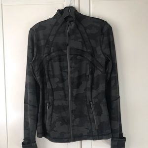 Lululemon Define Jacket Incognito Camo Multi Gator Green Size 8
